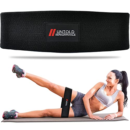 Heavy Resistance Bands - Hip Bands for Working Out, Premium Exercise Bands Resistance, Durable Resistance Bands for Strength, Flexibility & Glute Workouts - color: Black - Heavy