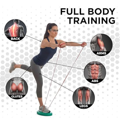 THERABAND Resistance Tubes, Band, Exercise, Set - color: Yellow/Red/Green - Beginner Set