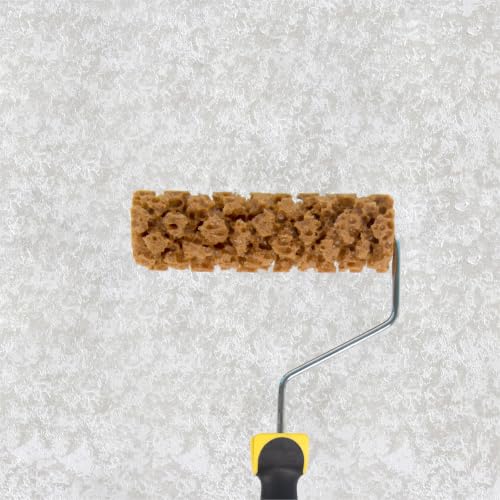 Hanroy 6" Sea Sponge Roller - Texture Paint for Walls, Faux Finish | 6-Inch Sea Sponge Roller For Faux Finish & Texture Painting. Sponge Patterns On Walls & Ceilings.Washable & Reusable(M60) - color: M60