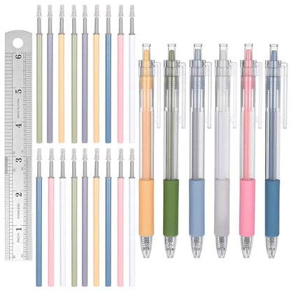 Knife Pen, A Complete Set Craft Cutting Tool Paper Cutter Pen Carving Tools for DIY Drawing Scrapbooking Tools and Crafting Utility Precision (6 Colors)