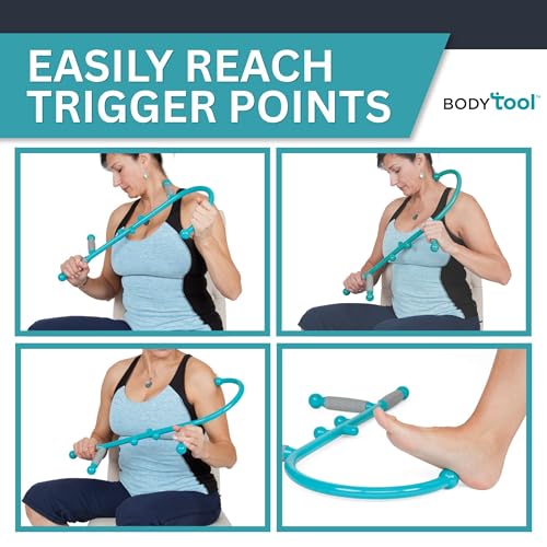 Body Tool Pressure Point Massage Stick - Muscle Hook for Back & Neck Pain