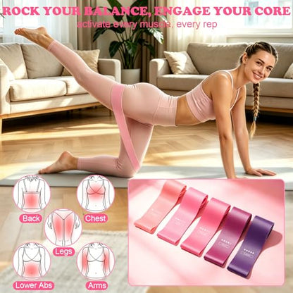 18PCS Home Pilates Kit Equipment for Women with 14'' Pilates Ring and Ball