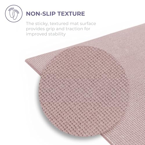 Voyage 5mm Studio Yoga Mats, 10 Pack, 72x24in | Extra Long, Anti-Tear Exercise Mats for Workout, Stretching, Fitness - Non Slip Gym Mats for Home, Schools and Studios - color: Lilac