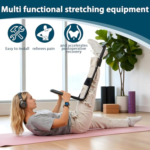 Hamstring Stretcher, Adjustable Knee Extension Device | Lower Back Stretcher, Calf Stretcher, Leg Stretcher and Hip Stretcher for Knee Pain Relief