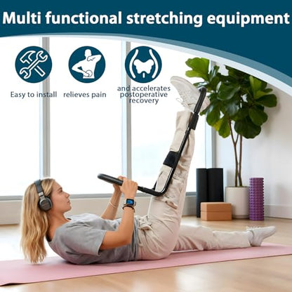 Hamstring Stretcher, Adjustable Knee Extension Device | Lower Back Stretcher, Calf Stretcher, Leg Stretcher and Hip Stretcher for Knee Pain Relief