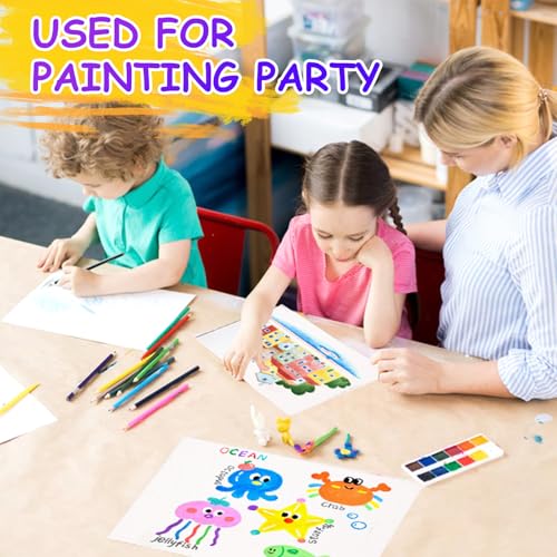 FUMILE Canvas Boards for Painting 5x7 Inch, 84 Pack Small Canvases Value Pack, Primed Acid-Free Blank Canvas Panels for Beginners & Artist, Painting Canvas for Classroom and Painting Parties., White - size: 5x7in