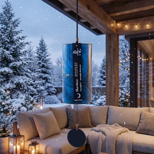 Zaphir Chimes - Includes 1 Chime/Tuned According to the 5 Seasons & Elements of FengShui - size: Blue Moon: Turquoise