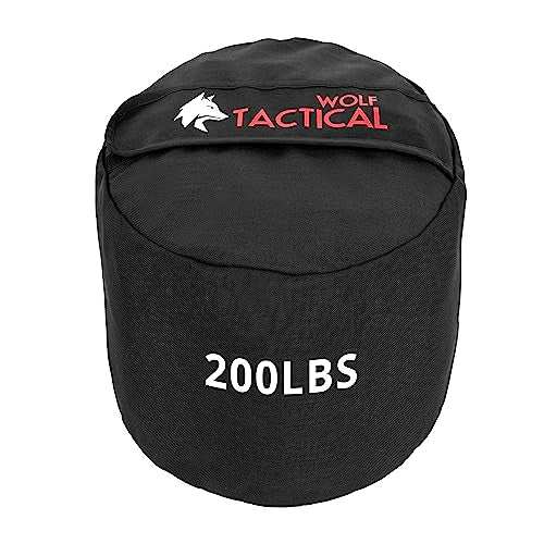 WOLF TACTICAL Sandbag Workout Bag Sand Bags for Weight Training Workout Sandbag Fitness Sand Bag - color: 200 LB