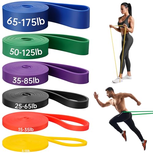 Resistance Bands for Working Out, Workout Bands, Training Bands Set, Pull Up Exercise Bands for Home Workouts, Full Body Training, Physical Therapy, Muscle Training, Strength Training. - color: Multicolor