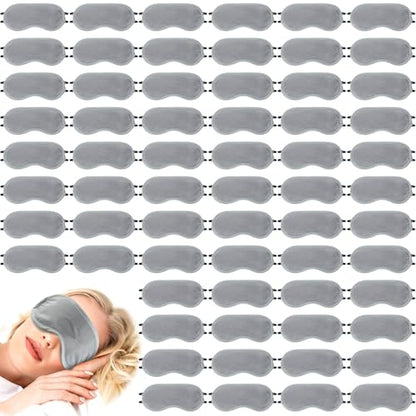 Tarpop 200 Pcs Eye Masks Adjustable Sleeping Mask, Gray - color: Gray