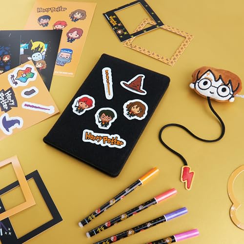 Get Trend Harry Potter Gifts Scrapbook Kit for Girls Boys with Notebook, Stickers, Pens, Bookmarks, Frames, Patches, Art Supplies, Gifts for Kids (Multi Harry Potter) - color: Multi Harry Potter