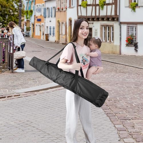 COOLBEBE 45 Inch Tripod Carrying Case - 45x7x7 Inch Storage Bag, Black - size: 45"x 7"x 7"