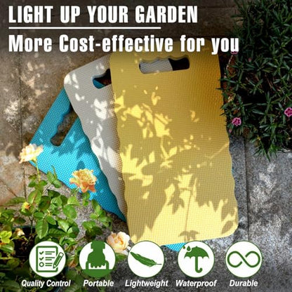 Altdorff Garden Kneeling Pad 3pcs, Extra Wider 8.66“, Kneeling Mat Waterproof with Bright Color Tone, Knee Pads for Gardening, Yoga, House Clean, Repair Work