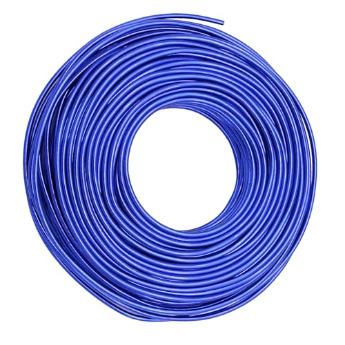 9 Gauge Aluminum Craft Wire, 100 Feet 3mm Bendable Metal Wire for Jewelry Making, Sculpting and Floral Design, Soft Armature Wire for DIY Crafts (Royal Blue) - size: 9 Gauge(3mm), style: Royal Blue