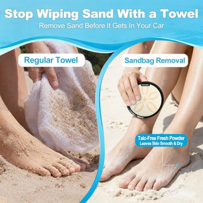 Sand Remover for Beach Towels - Soft Quick Clean Mitt for Kids & Adults | Removes Sand in Seconds,Gentle on Skin,Reusable & Washable,Beach Vacation Essential,Perfect for Beach, Pool & Camping - color: Yellow Flower