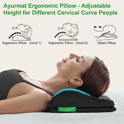 Acupressure Mat and Pillow Set - Full Body Acupuncture Mat | Premium Eco-Friendly Linen and Coconut Fiber Mat. Ideal for Full Body Pain Relief, Stress Reduction & Muscle Relaxation - size: XL-5Piece