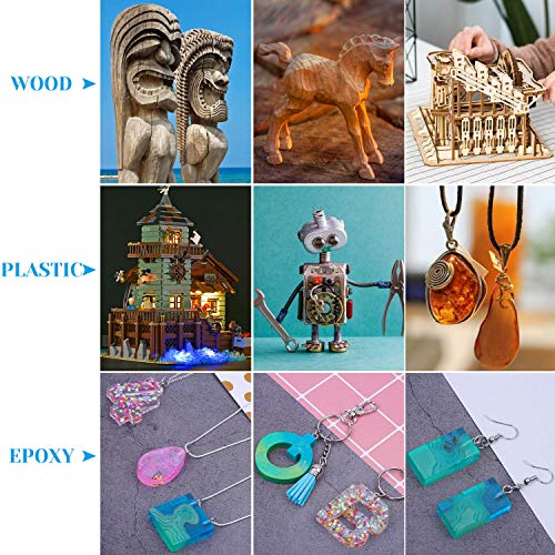 Pin Vise for Resin Casting Molds, Shynek Hand Drill for Jewelry Making Resin Tools Includes 1Pcs Push Hand Drill 10Pcs Drill Bits 480Pcs Eye Screws for DIY Keychain (Gold+silver) - color: Silver and Gold