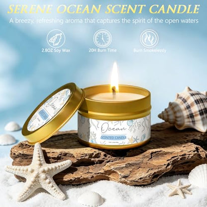 Birthday Gifts for Women Mom Get Well Soon Gift Baskets Self Care Package - color: Blue-ocean