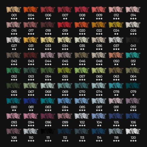 LIGHTWISH Soft Pastels Set for Artists, Beginners & Adults | Vibrant Drawing Pastel Sticks for Art Sketching & Shading