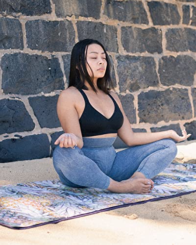 LEUS Yoga ECO Towel - Pineapple Paradise - color: Pineapple Paradise