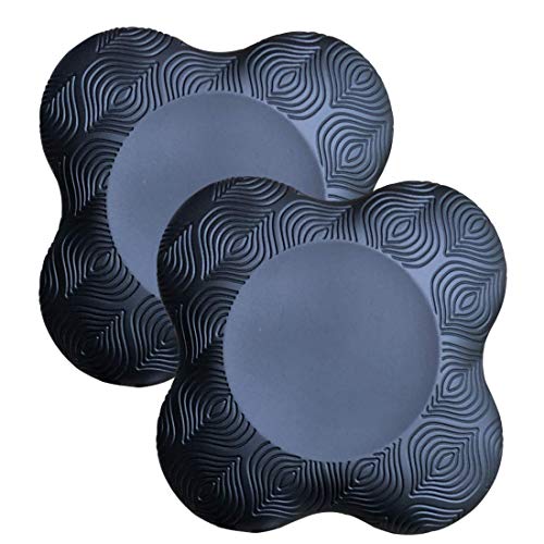 Yoga Knee Pad Cushion Extra Thick for Knees Elbows Wrist Hands Head Foam Yoga Pilates Work Out Kneeling pad - color: Black