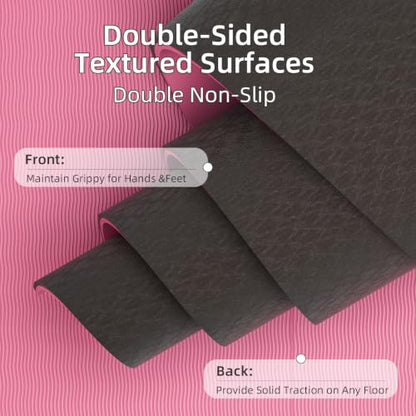 Thick Yoga Mat 72"x24"x0.4"