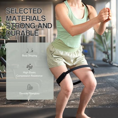 Pilates Kit, 13.5" Pilates Ring with Mini Ball & Resistance Bands | Home Pilates Equipmen Set, Magic Circle Ring with Anti-Slip Handles for Beginners, Workout Guide Included - color: Black