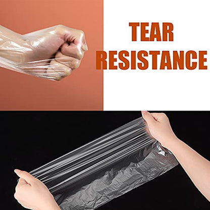 10 Pieces Plastic Drop Sheets for Painting, Waterproof and Dust-Proof Clear Cloth for Furniture Cover, 9x12 Feet Tarps - size: 10 Pieces