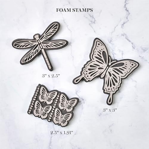Martha Stewart, Flora and Fauna Stencils, Stamps, and Tools Kit, 13 pc - style: Flora & Fauna