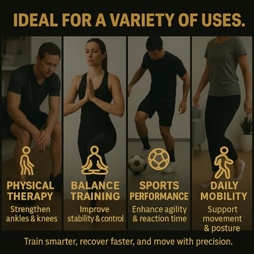 ANKR Ankle Balance Board | Stability Trainer for Ankle Strength, Mobility & Sprain Recovery | Non-Slip Wobble Board for Plantar Fasciitis Relief, Physical Therapy & Injury Prevention