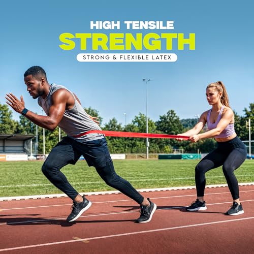 Pull Up Resistance Bands Set of 5 (8-125 lbs) Heavy Duty Workout Bands