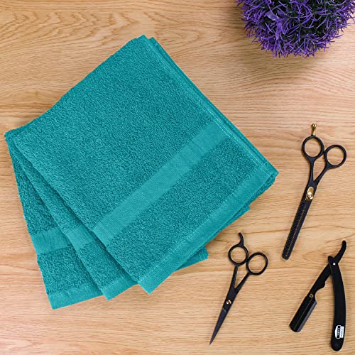 Utopia Towels Salon Towels, Pack of 24, 16x27 in, 100% Cotton, Turquoise - color: Turquoise, size: 24 Pack