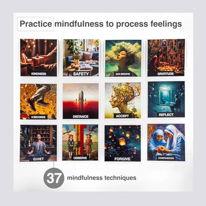 156 Emotion Cards Card Deck – Master Your Emotional Intelligence, Enhance Resilience and Thrive - color: Emotions Only Deck
