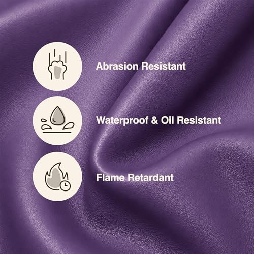 Massage Half Round Bolster Pillow 21.5" L X 6" W - color: English Violet, size: Small Half-round 612