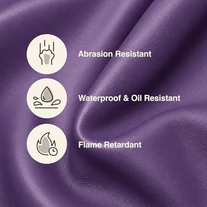 Massage Half Round Bolster Pillow 21.5" L X 6" W - color: English Violet, size: Small Half-round 612