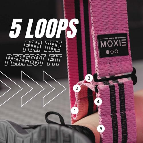 Adjustable Non-Slip Fabric Resistance Bands Set of 3 – Ideal for Legs, Glutes, and Full Body Workouts – Premium Fitness Bands for Women & Men – Bring The Moxie
