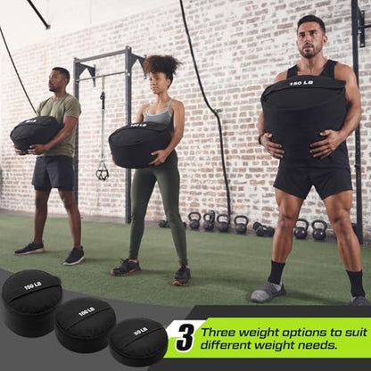 1 Pcs Sandbag for Working Out, Heavy Duty Unfilled Workout Sandbag for Weight Training, Cross Training, Strongman, Fitness, Full Body, Adjustable Weight for Commercial and Home Gym