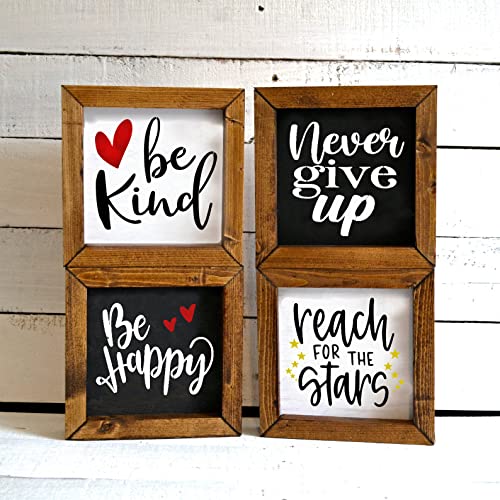16 Piece Inspirational Word Stencil Set - Stencils for Painting on Wood, Canvas - Quotes Include Dream, Faith Hope Love - Stencils for Crafts Reusable for Signs and Fabric - size: 8 Inch Inspirational