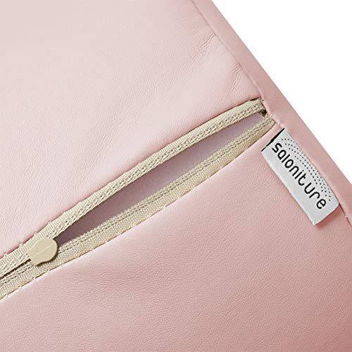 Saloniture Jumbo Round Massage Table Bolster Pillow Pad - 26 x 9 Inch - Pink - color: Pink