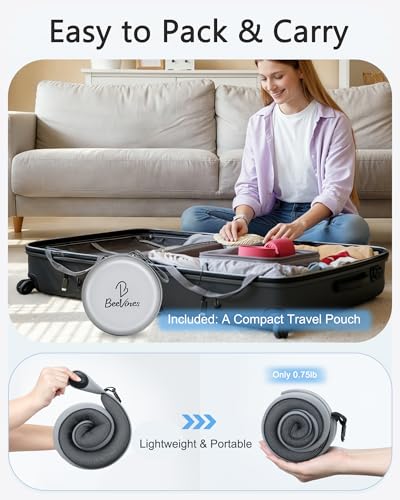 BeeVines Silk Sleep Masks & Travel Neck Pillow
