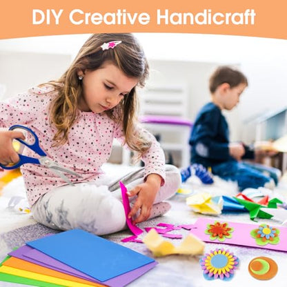 18 Sheets EVA Foam Sheets, 9 Colors 5.5 x 8.5 Inch 2mm Craft Foam | 9 Vibrant Colors. Soft EVA Material. Easy Cutting. Flexible DIY Crafting. Multiple Creative Uses. School Project Essential.