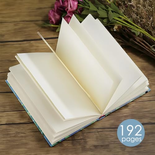 Art Journal, Sketch book, Blank Notebook, 130gsm, Thick Paper Sketchbook, A5, Hardcover Drawing Notebook, Blank Page Journal, Lay Flat, Unlined, Van Gogh Almond Blossom, Cute Sketchbook - color: A5-Almond