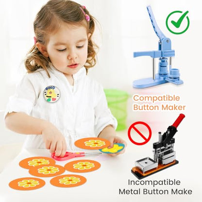3"/75mm Button Paper Cutter, 3.386"/86mm Diameter Circle Cuter, 3.386" Circle Punch,Graphic Punch, 86mmDie Cutter Round Paper Cutter for Making 3"/75mm Buttons Making（3.386" Cutting Diameter）