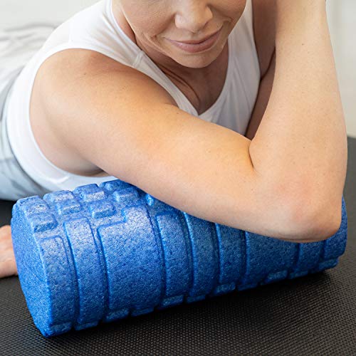 The Original Body Roller High Density Foam Roller for Exercise & Recovery - color: Blue