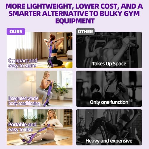 2026 New Resistance Band with Handles&Non-Slip Comfort Pedals, 90LBS Adjustable Latex Bandsfor Women and Men - color: Pink