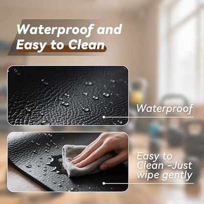 VTORY Walking Pad Mat for Carpet - 1/5" Thick Foldable Treadmill Mat - size: 55"L x 23.6"W x 0.2"Th