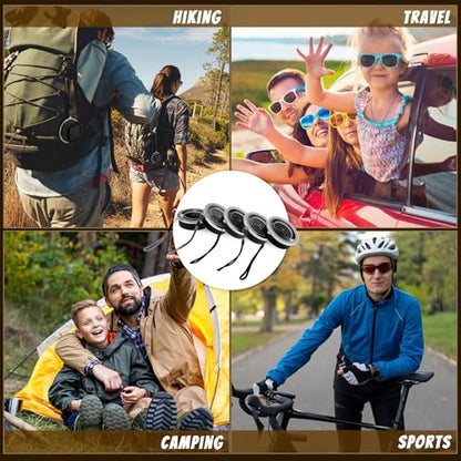 12 Pcs Silicone Collapsible Cup 7.04 oz Folding Camping Travel Collapsible Coffee Cup Portable Reusable Expandable Drinking with Lids for Outdoor Hiking - color: Balck