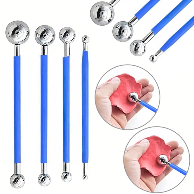 Mandala Dotting Tools Set, 19PCS Dot Painting Kit with Ball Stylus Pens, Acrylic Swirl Dotting Rods, Mandala Stencils & Paint Tray for Nail Art, Rock Painting, Pottery Clay, DIY Crafts for Beginners - color: 19Pcs