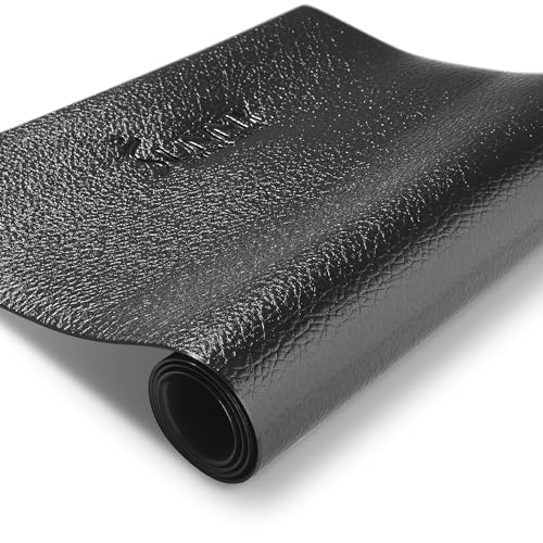Sunny Health & Fitness Equipment Mats, Home Gym Floor Protection, 4 Sizes | Non-Slip, Protects Floors/Equipment, Absorbs Vibration, Sweat-Resistant, High-Density Foam, For Different-Sized Machines - style: Small 51”