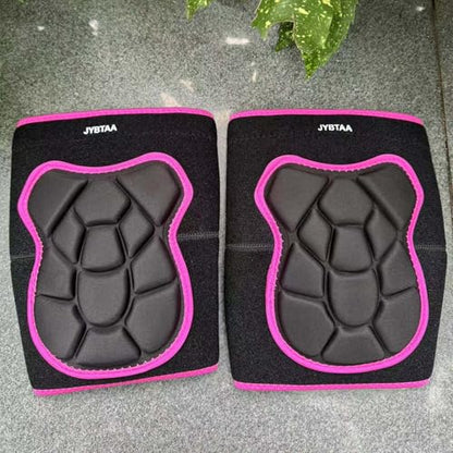 Men/Women Knee Pads, Adjustable Flexible Foam Padding, Rose Red L (1 Pair) - color: Bear Pink, size: Large